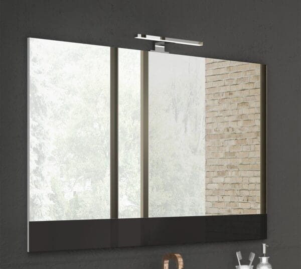 Vision wall mirror with light