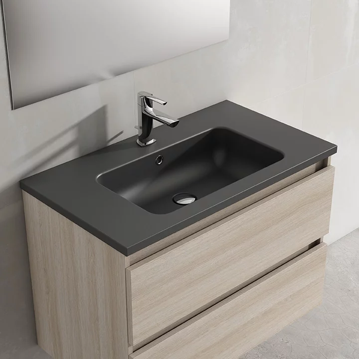 Slim Graphite Sink Collection - LUCENA BATH